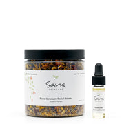 Sans Skincare Floral Bouquet Facial Steam with rose, lavender, and chamomile botanicals for calming self-care