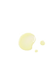 Swatch of Sans Skincare Moisturizing Body Wash showing creamy yellow liquid texture on white background
