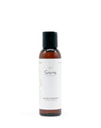 Sans Skincare Wet Skin Moisturizer in amber bottle with black flip cap, labeled as in-shower moisturizer.