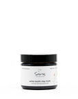 Sans Skincare White Kaolin Clay Mask in amber jar – gentle natural face mask for normal and sensitive skin types