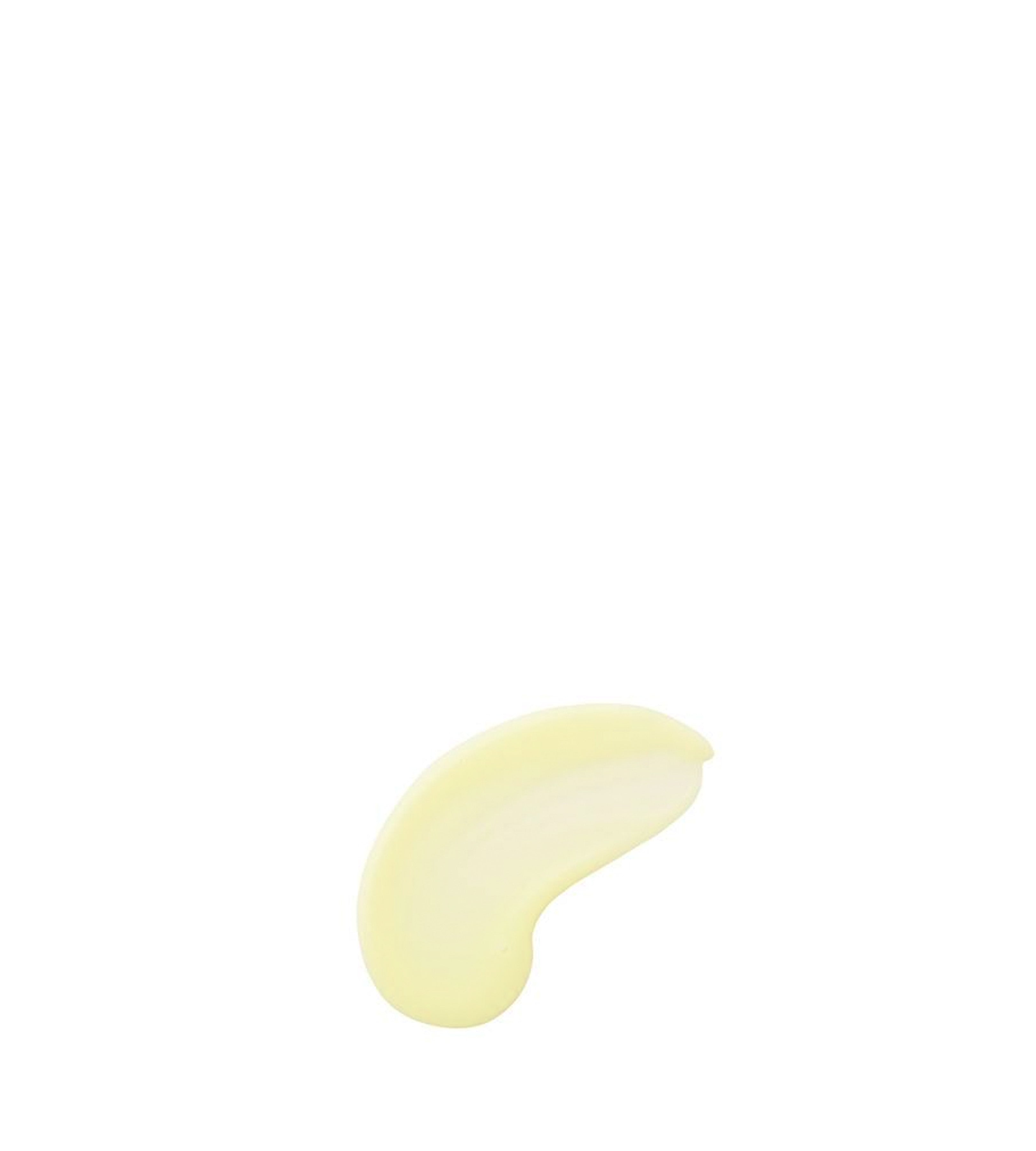 Sans Skincare Foaming Facial Cleanser shown as creamy yellow swatch, natural gentle formula that cleanses without drying