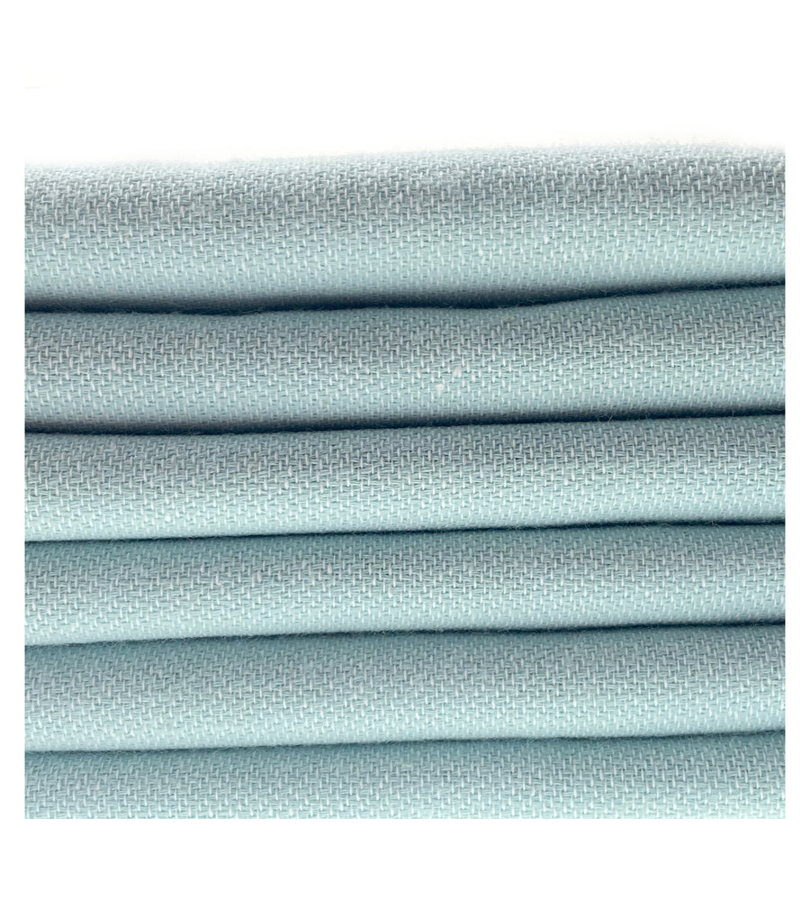 Organic Cotton Turkish Peshtemal Hand Towel Mint Stripes